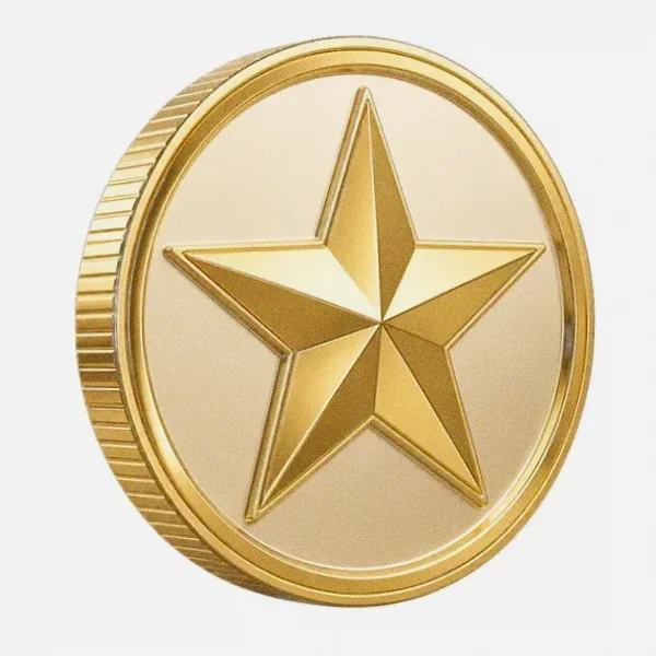Star-emblem coin — Amonbet