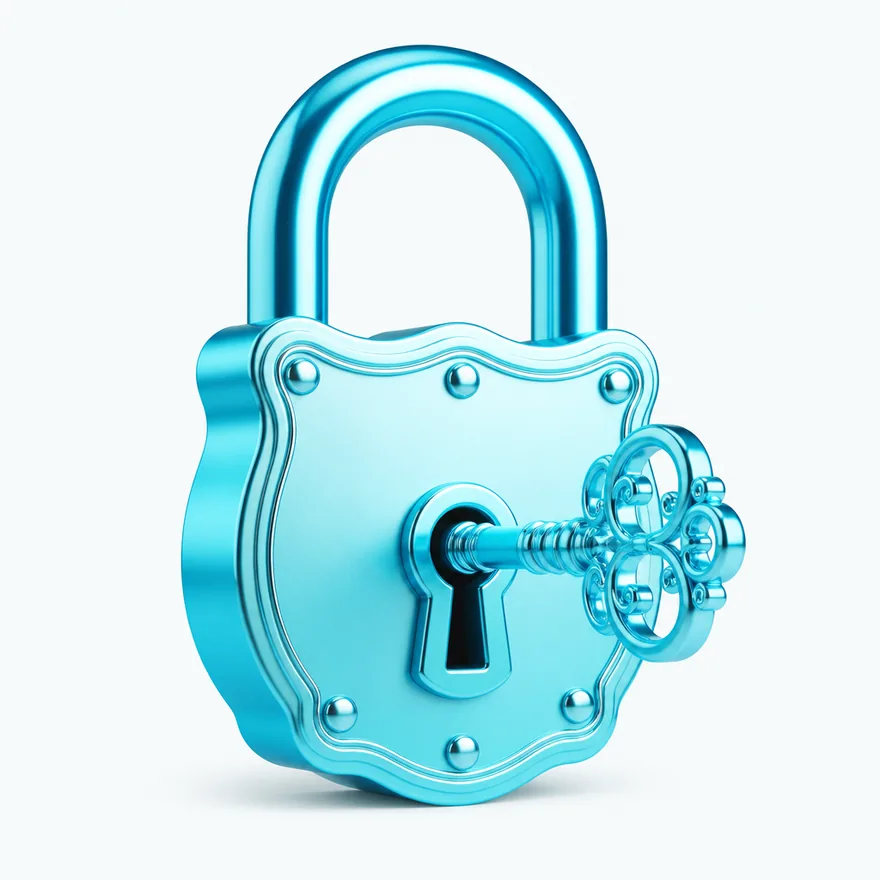 Padlock with key — Amonbet