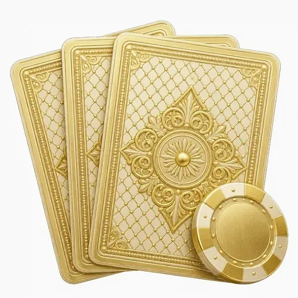 Playing cards and chip — Amonbet