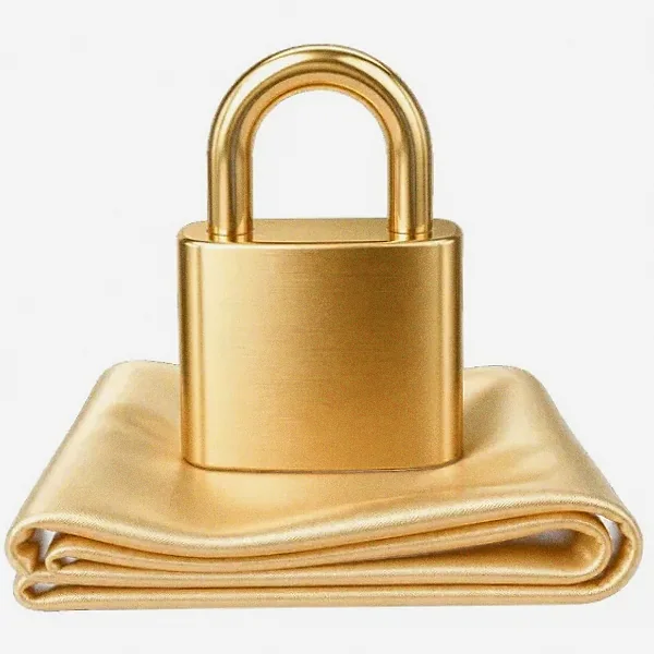 Padlock on folded cloth — Amonbet