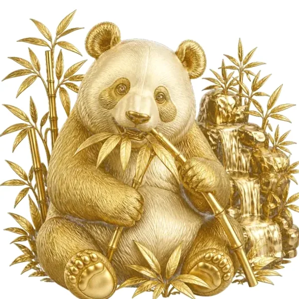 Panda eating bamboo — Amonbet